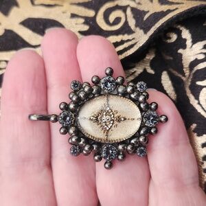 Rare Gunmetal Virgin Saints & Angels VSA pendant medallion